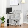 41hvui4RZfS._AC_.jpg Chaise de bureau ergonomique hauteur réglable pivotante 360° revêtement maille gris