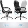 41jhOHDMCmL._AC_.jpg SONGMICS Fauteuil de bureau, Stable, Bonne longévité, Hauteur réglable, Ergonomique, Noir, OBG22B