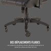 41kq1ksfg0L._AC_.jpg Corsair T1 Race - Fauteuil Gaming de bureau en similicuir, montage facile, ergonomique, hauteur réglable et accoudoirs 4D, confortable avec dossier inclinable - Noir