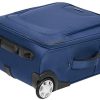 Amazon Basics Valise cabine extensible souple, à roulettes avec serrure TSA - 55 cm, Bleu