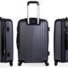 41p333oGE0L._AC_.jpg ITACA - Valise Trolley 66 cm en ABS. Rigide et Légère. Poignée Télescopique, 2 Anses Rétractables, 4 Roues. Taille Moyenne. Cadenas à Combinaison T71560, Color Anthracite