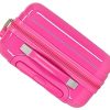 41pROptFUNL._AC_.jpg Disney Frozen La Reine des Neiges Sparkle Like Magic Valise Trolley Cabine Rose 37x55x20 cms Rigide ABS Serrure à combinaison 33L 2,6Kgs 4 roues doubles Bagage à main