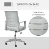 41pky4y72zS._AC_.jpg Chaise de bureau ergonomique hauteur réglable pivotante 360° revêtement maille gris
