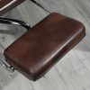 41pr8oGEKFL._AC_.jpg Fauteuil de bureau massant avec repose-pieds amovible - 65,5L x 50l x 120,5-128,5H cm - marron