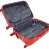 41rNGUVweZL._AC_.jpg Valise Moyenne 65cm - Trolley ALISTAIR Airo - ABS Ultra Légère - Marque française - Garantie 2 Ans - SAV en France - Rouge
