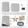 41rRd8ldeAS._AC_.jpg BASETBL Chaise de Bureau, Fauteuil de Bureau, Siege d’Ordinateur Rembourrée Épaisse, Chaise Ergonomique en Tissu avec Haut Dossier, Soutien Lombaire et Accoudoirs (Gris)