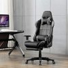 41t68tenCKL._AC_.jpg IntimaTe WM Heart Chaise Gaming avec Repose-Pieds, Siège Gamer en Similicuir, Chaise de Bureau Ergonomique, Fauteuil Gamer Inclinable, avec Appui-tête Soutien Lombaire et Accoudoirs Réglables, Gris