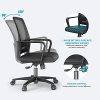 41tRwDJKUKS._AC_.jpg BASETBL Chaise Bureau, Fauteuil Bureau avec Soutien Lombaire Réglable, Chaise Ergonomique Réglable en Hauteur, Siege Inclinable en Maille Respirante, Charge Maximale 150kg