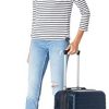 Amazon Basics Valise rigide et solide, de qualité supérieure, 56 cm - Bleu