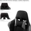 41wXvdsEQyL._AC_.jpg IntimaTe WM Heart Chaise Gaming avec Repose-Pieds, Siège Gamer en Similicuir, Chaise de Bureau Ergonomique, Fauteuil Gamer Inclinable, avec Appui-tête Soutien Lombaire et Accoudoirs Réglables, Gris