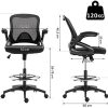 41wdeDQKoNL._AC_.jpg Fauteuil de bureau chaise de bureau assise haute réglable dim. 64L x 60l x 106-126H cm pivotant 360° maille respirante noir