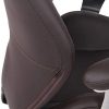 41wnJdHARnL._AC_.jpg CLP Fauteuil De Bureau Layton en Similicuir Ou Cuir I Chaise De Bureau Hauteur Réglable Et Pivotante I Surface D'Assise Rembourrée I Accoudoirs, Couleur:café, matière:Similicuir