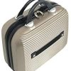 ABS Valise Taille Cabine et Vanity Case (Champagne (5859))
