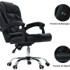 41z78PtFLL._AC_.jpg Z ZELUS Fauteuil de Bureau avec Hauteur Réglable, Chaise de Bureau de Massage pour Ordinateur Table, USB Charge Fauteil Ergonomique en PU