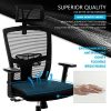 51A3OHOBFL._AC_.jpg Frarlsh Fauteuil de Bureau en Accoudoirs Réglable et Hauteur Réglable, Ergonomique Chaise en Maille Respirante, Siège d'ordinateur Pivotant avec Dossier Inclinable (Noir)