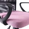 51JZu6DdqL._AC_.jpg Medium Dos en Maille Home Chaise de Bureau Executive Ordinateur Hauteur réglable pivotant Chaise de Bureau - Rose-2