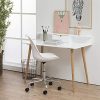 51-mrJGFV9L._AC_.jpg Marque Amazon - Movian Arendsee - Chaise de bureau, 55 x 55 x 93 cm, Blanc