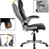 510jRLeF-uL._AC_.jpg Yaheetech Fauteuil Gamer Ergonomique Chaise Bureau Accoudoirs Pliables Hauteur Réglable Noir Gris Charge Max 136kg