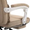 511xSntMavL._AC_.jpg Fauteuil de bureau manager grand confort repose-pied tétière intégrés dossier inclinable lin beige