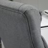 516SzqREBoS._AC_.jpg Fauteuil de bureau manager capitonné chaise de bureau inclinable réglable ergonomique repose-pied rétractable tétière lin gris
