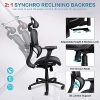 518XgEJpNVS._AC_.jpg Komene Chaise de Bureau Ergonomique, Fauteuil de Bureau reglable, Pivotante 360 ° Siège de Bureau, avec Dossier en Maille Respirante, Appui-tête et Accoudoir Réglable, Noir