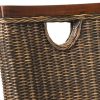 Lot de 6 chaises Racine Moka en Osier