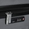Amazon Basics Valise rigide à roulettes pivotantes de qualité avec serrure TSA intégrée - 55 cm, Gris