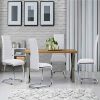 51Aqy6381L._AC_.jpg IDMarket - Lot de 4 chaises Mia Blanches pour Salle à Manger