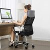 51CEMVBaLPL._AC_.jpg Yaheetech Chaise de Bureau Executive Ordinateur Dossier Haut Fauteuil de Bureau Pivotant Réglable en Hauteur pour Etude Studio Chambre Gris