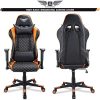 51CGdSlRzsL._AC_.jpg Acethrone Chaise de Jeu Ergonomique Dossier de Chaise d'ordinateur Confortable Peut être incliné à 165° avec Appui-tête et Coussin Lombaire et accoudoirs Chaise pivotante à 360 ° réglable