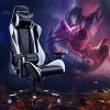 51DPD6KPzL._AC_.jpg GTPLAYER Chaise Gaming Fauteuil de Bureau Berçante Siège Ergonomique Accoudoir Réglable Appui-tête Support Lombaire (Noir-Blanc)