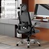 51F-4ZhGaBS._AC_.jpg Chaise de Bureau EPLUS LIVING, Fauteuil Bureau Ergonomique avec Dossier Respirante Réglable,Coussin Elastique Imperméable,Accoudoirs Relevables,Appui-tête,Support Lombaire Piètement en Acier Rigide