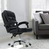 51F4rXXKPtL._AC_.jpg Z ZELUS Fauteuil de Bureau avec Hauteur Réglable, Chaise de Bureau de Massage pour Ordinateur Table, USB Charge Fauteil Ergonomique en PU