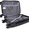 51HVL2iUtRL._AC_.jpg Cabin 5502 – Chariot Rigide en ABS 8 Roues 55 x 37 x 20 cm utilisable comme Bagage à Main de Taille Standard., Noir , MX5502, Valise Rigide à roulettes