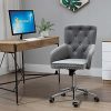 51IRL53jQsS._AC_.jpg Fauteuil de bureau chaise de bureau pivotant hauteur réglable 54L x 71l x 94-110H cm velours gris