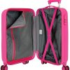 51J6b8EHO3L._AC_.jpg Disney Frozen La Reine des Neiges Sparkle Like Magic Valise Trolley Cabine Rose 37x55x20 cms Rigide ABS Serrure à combinaison 33L 2,6Kgs 4 roues doubles Bagage à main