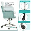 51JD5L-71DL._AC_.jpg Chaise de Bureau Fauteuil Bureau Ergonomique Bacyion Pivotant Chaise à roulettes Tabouret de Bureau et Réglable en Hauteur Chaise de Chambre Confortable en Tissu Vert (Vert)