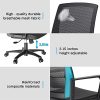 51JxQHhSHS._AC_.jpg BASETBL Chaise Bureau, Fauteuil Bureau avec Soutien Lombaire Réglable, Chaise Ergonomique Réglable en Hauteur, Siege Inclinable en Maille Respirante, Charge Maximale 150kg