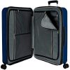 51Knus6mqHL._AC_.jpg Pepe Jeans Taking off Valise Moyenne Bleu 48x70x26 cms Rigide ABS Serrure TSA 81L 4,2Kgs 4 roues doubles Extensible