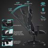 51N-VM94yS._AC_.jpg Intimate WM Heart Fauteuil Gaming Tissu, Chaise Gamer Ergonomique, Chaise de Bureau Tissu Dossier Haut, Siège Gaming Inclinable Réglable,Siege Gaming avec Appui-Tête, Support Lombaire (Noir Gris)