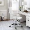 51Ndb2-CysL._AC_.jpg Yaheetech Chaise de Bureau Ergonomique Fauteuil de Bureau Confortable Cuir PU avec Siège Rembourrée Pivotante Dossier Haut Inclinable Blanche