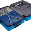 51OL-VdX5ML._AC_.jpg Amazon Basics Valise de voyage à roulettes pivotantes, Bleu clair, 78 cm