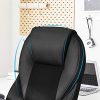 51OL5IjtNML._AC_.jpg SONGMICS Fauteuil de bureau, Stable, Bonne longévité, Hauteur réglable, Ergonomique, Noir, OBG22B