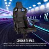 51QwG9mHOLL._AC_.jpg Corsair T1 Race - Fauteuil Gaming de bureau en similicuir, montage facile, ergonomique, hauteur réglable et accoudoirs 4D, confortable avec dossier inclinable - Noir