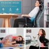 51RONKSxE3L._AC_.jpg mfavour Chaise de Bureau Pivotante Siège Confortable Fauteuil de Bureau Ergonomique avec 3D Accoudoirs, Hauteur Apui-tête Soutien Lombaire Dossier Règalable - Charge Max. 200kg
