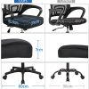 51S3BkWSfpL._AC_.jpg Yaheetech Chaise de Bureau à roulettes Maille Mesh Fauteuil Ordinateur Ergonomique Inclinable Pivotant Siège et Base Plus Larges Hauteur Réglable avec Accoudoirs Noir