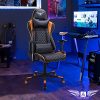 51SXk3oXOS._AC_.jpg Acethrone Chaise de Jeu Ergonomique Dossier de Chaise d'ordinateur Confortable Peut être incliné à 165° avec Appui-tête et Coussin Lombaire et accoudoirs Chaise pivotante à 360 ° réglable
