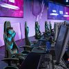 51TnAiOcSxL._AC_.jpg Yaheetech Chaise Gaming Fauteuil Gamer Ergonomique avec Appui-tête, Soutien Lombaire Ajustables, Accoudoir Réglable, Siège Pivotant, Charge de 140kg, Néon Bleu