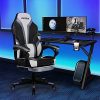 51UdZAy89cS._AC_.jpg IntimaTe WM Heart Chaise Gaming, Fauteuil Gamer Ergonomique, Siège Gaming avec Dossier Haut, Fauteuil de Bureau avec Assis Rembourré, Repos-Pieds Pliable, Accoudoirs Réglables (Gris)