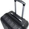 51Vrnsv7SCL._AC_.jpg Valise Trolley Cabine 55cm - ALISTAIR Sécure - ABS Ultra légère et résistante - 4 Roues - Couleur spéciales - Marque française - Noir